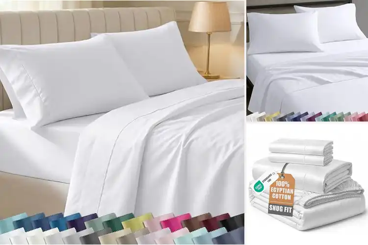 Detailed view of Best 100 Percent Cotton Sateen Sheets