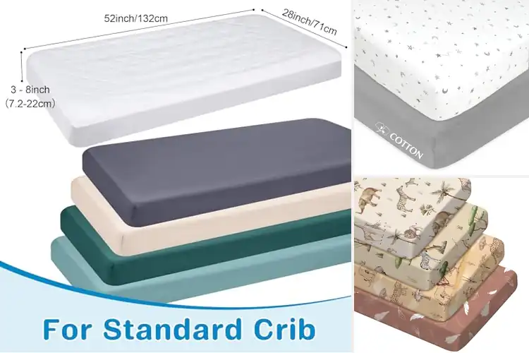 Detailed view of Best 28 By 52 By 6 Crib Sheet Set