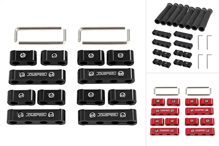 Detailed view of Best 8mm To 10mm Spark Plug Cables Protection