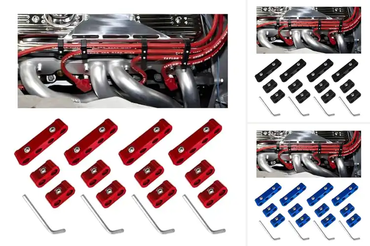 Detailed view of Best Aluminum Alloy Spark Plug Wire Holders