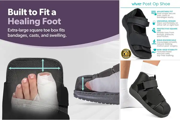 Detailed view of Best Closed Toe Medical Shoes for Safe, Comfy Recovery