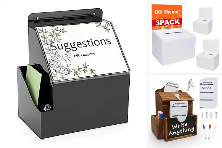 Detailed view of Best Comment Card Boxes for Easy Feedback Collection