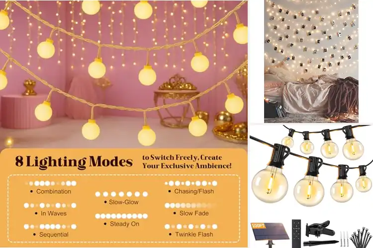 Detailed view of Best Cozy Festive Ambience Lights: 10 Magical Ideas