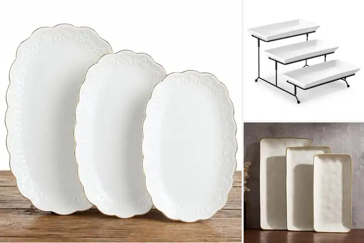 Detailed view of Best Decorative Serving Platters for Effortless Style
