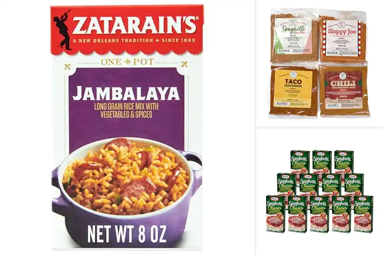 Detailed view of Best Dinner Solution Mixes
