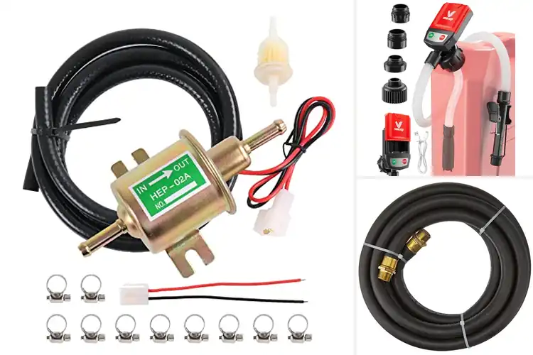 Detailed view of Best Electric Pump Fuel Hoses