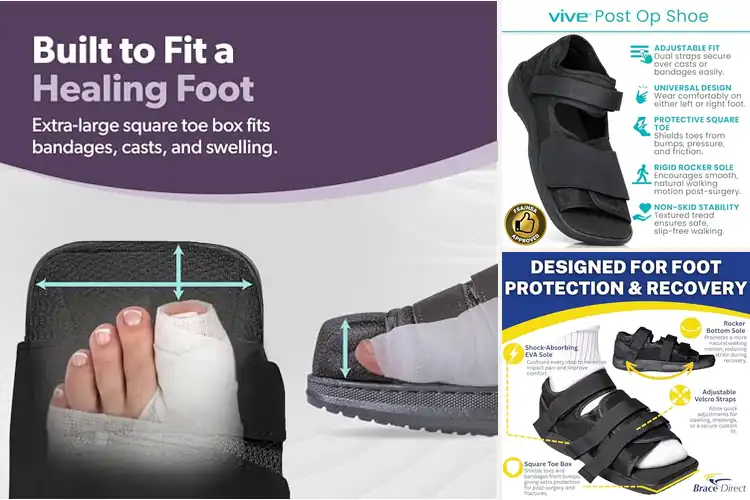 Detailed view of Best Fracture Recovery Shoes: Comfort That Speeds Healing