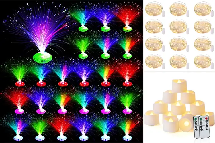 Detailed view of Best Holiday Centerpiece Lights