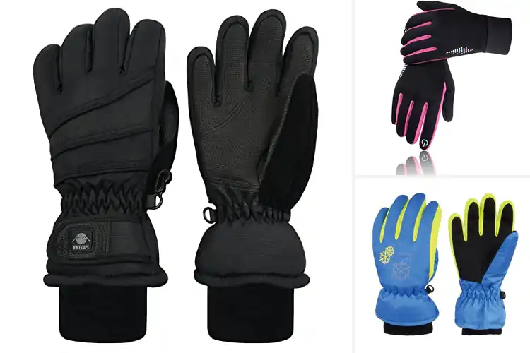 Detailed view of Best Kids Insulated Gloves for Warm, Dry Outdoor Fun