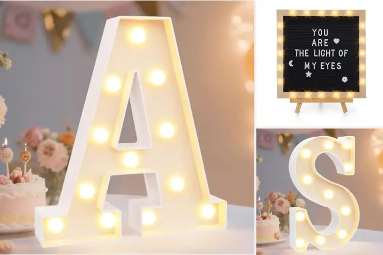 Detailed view of Best LED Letter Signs Decor: Light Up Any Space in Style