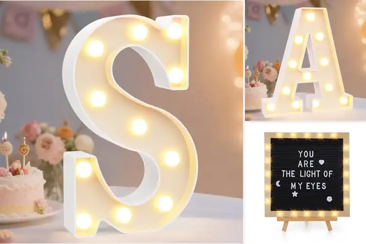 Detailed view of Best LED Letter Signs: 10 Top Picks to Brighten Your Space
