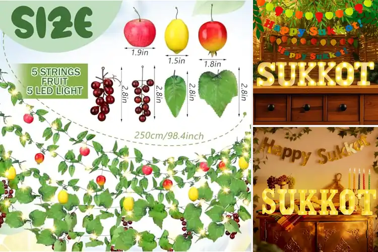 Detailed view of Best LED Sukkot Decorations