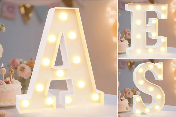 Detailed view of Best Light Up Letters: 10 Top Picks to Brighten Any Space
