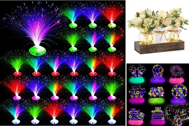 Detailed view of Best Light Up Table Decorations