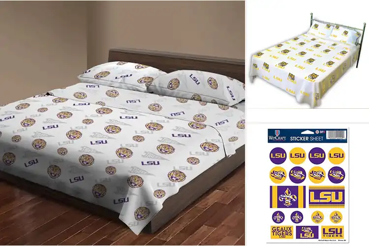 Detailed view of Best Louisiana Tigers Sheets