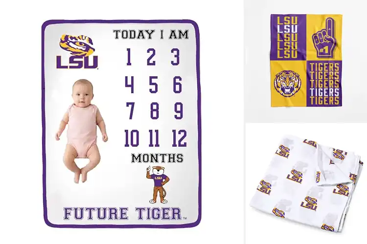 Detailed view of Best LSU Baby Bedding: 6 Cozy Picks for Little Tigers Fans