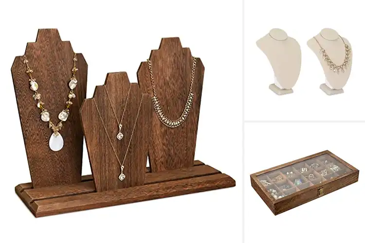 Detailed view of Best MOOCA Jewelry Display: Elegant & Durable Showcase