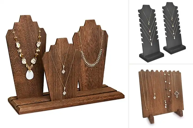 Detailed view of Best Multi Necklace Display Holders