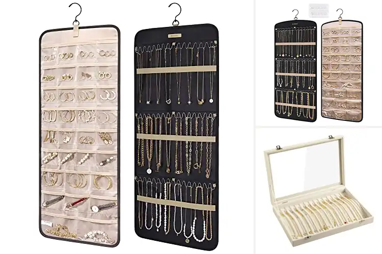 Detailed view of Best Multiple Necklace Holders
