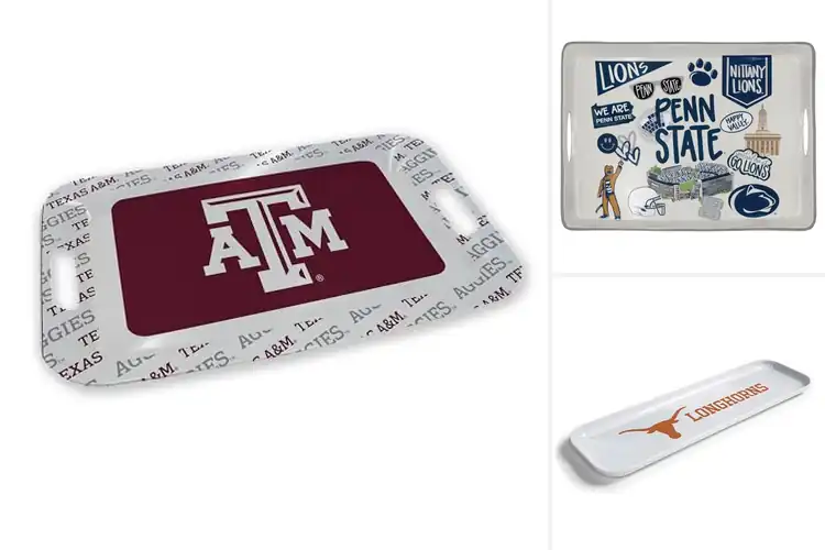 Detailed view of Best NCAA Serving Trays
