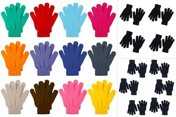 Detailed view of Best One Size Fits Most Kids Gloves