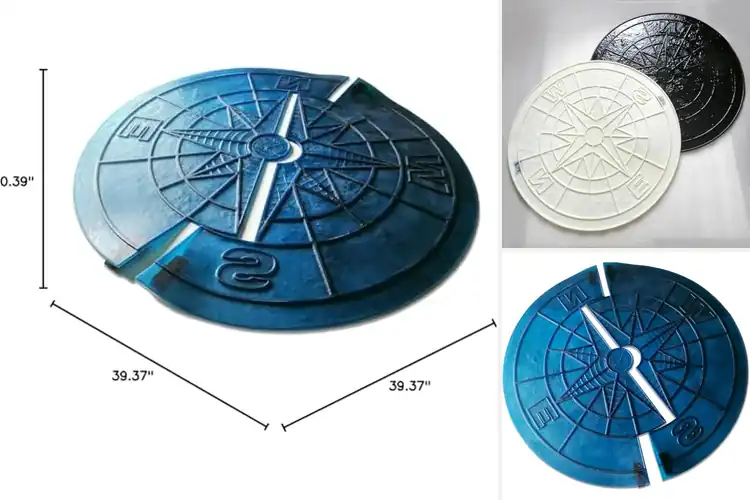 Detailed view of Best Plaster Stamping Mats