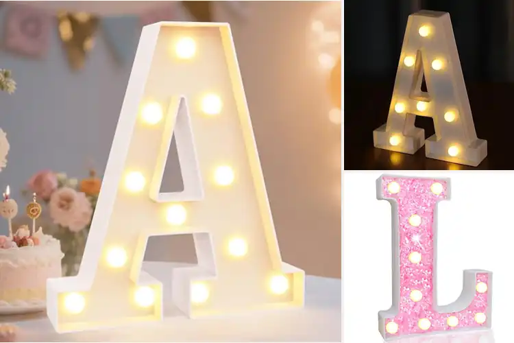 Detailed view of Best Plastic Light Letters