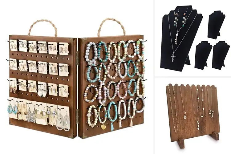 Detailed view of Best Portable Jewelry Display Stands