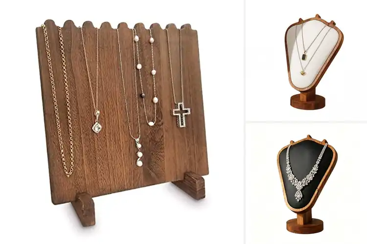 Detailed view of Best Portable Necklace Display Stands