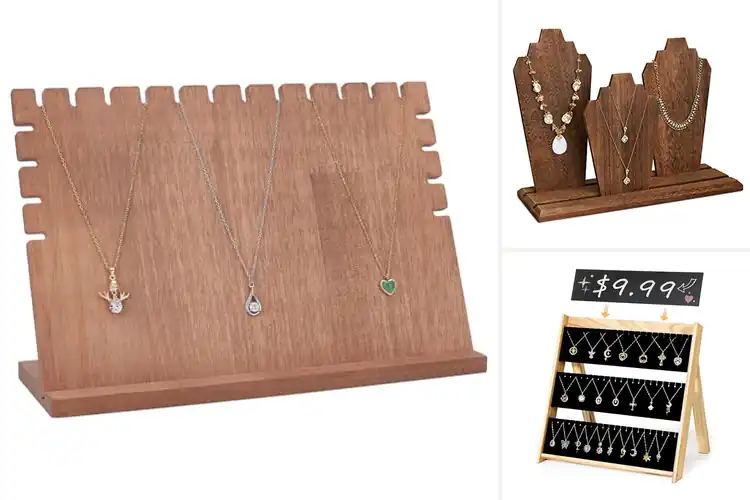 Detailed view of Best Portable Necklace Displays