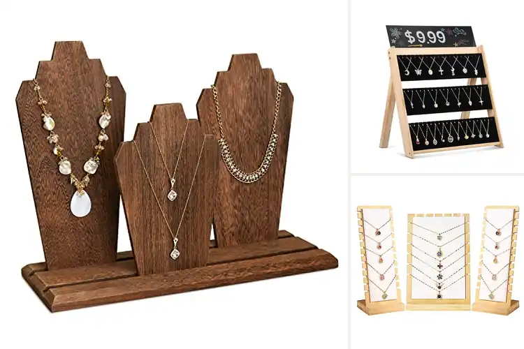 Detailed view of Best Removable Necklace Displays