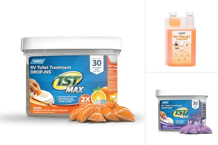 Detailed view of Best RV Toilet Treatments: Freshen Up Your Adventure
