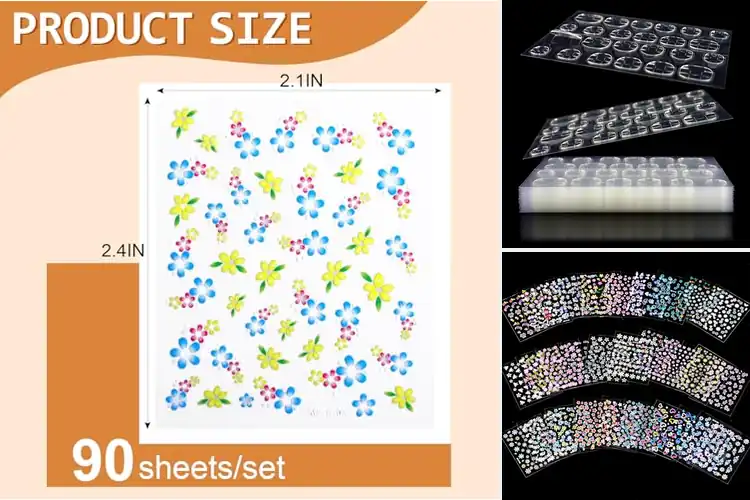 Detailed view of Best Self-Adhesive Nail Stickers: Quick Style Upgrade
