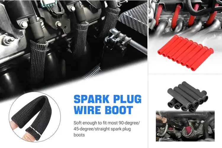 Detailed view of Best Spark Plug Wire Boot Protectors Set