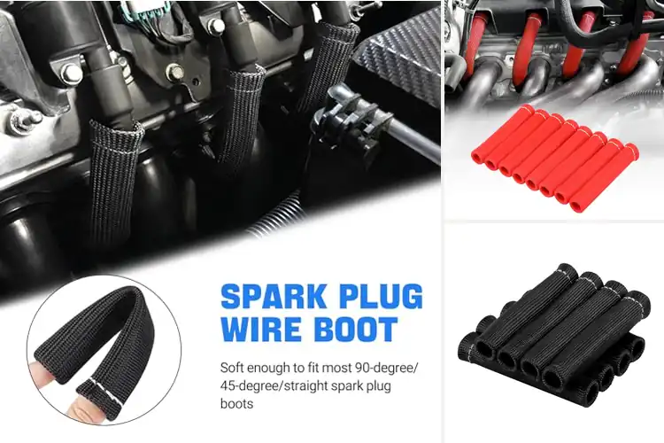 Detailed view of Best Spark Plug Wire Heat Shields
