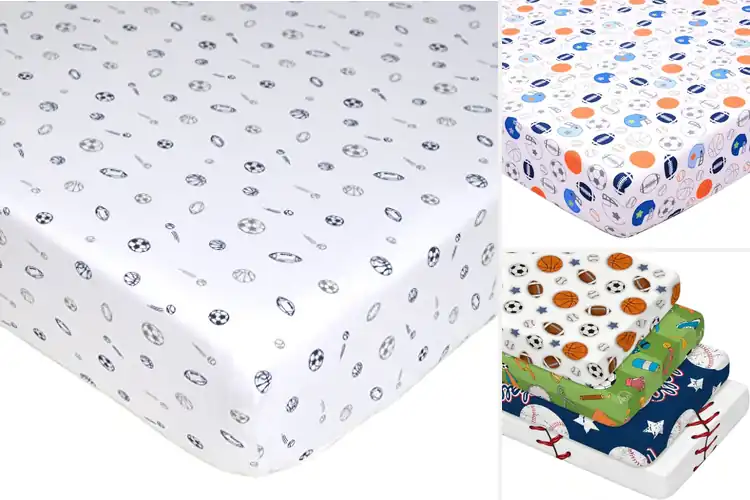 Detailed view of Best Sports Crib Sheets