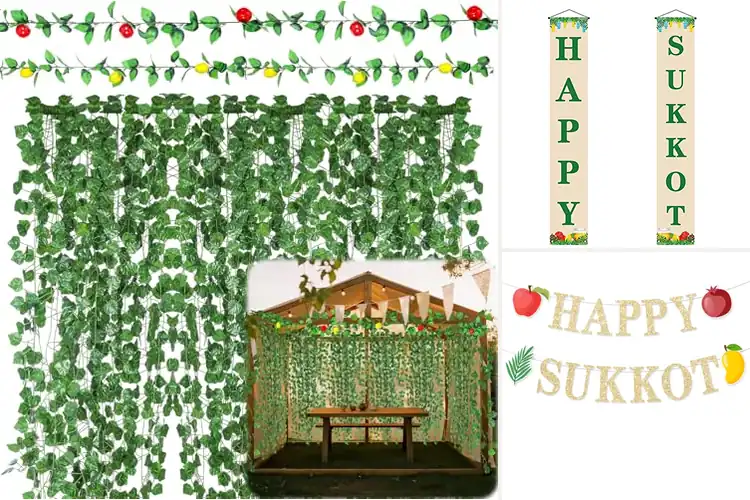 Detailed view of Best Sukkot Decorations