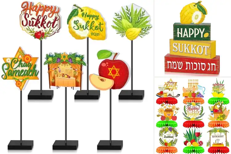 Detailed view of Best Sukkot Table Decorations