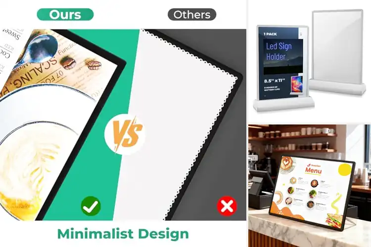 Detailed view of Best Tabletop LED Signs