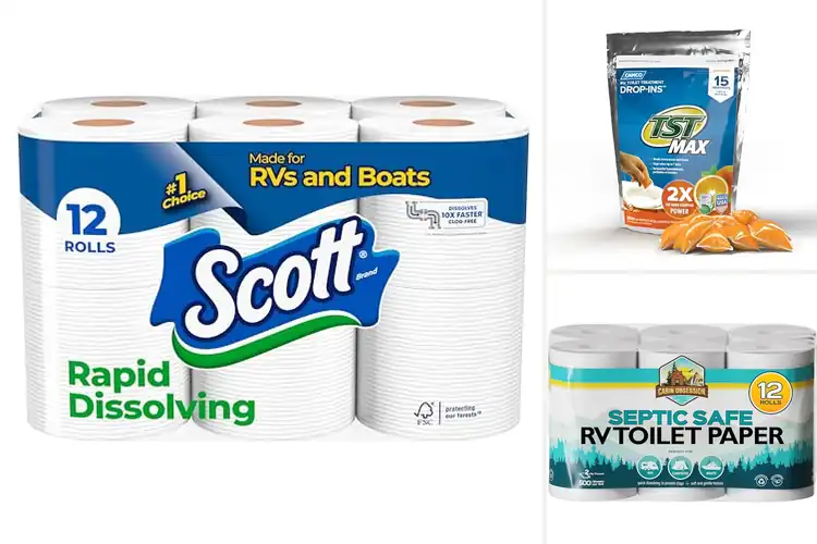 Detailed view of Best Toilet Paper Decomposition RV Pods