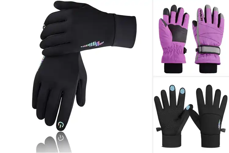 Detailed view of Best Warm Thermal Insulated Gloves For Kids