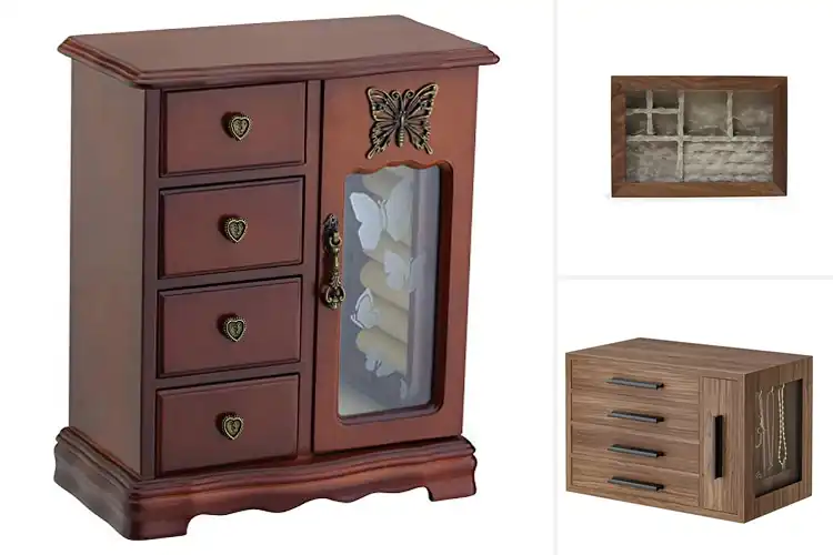 Detailed view of Best Wooden Jewelry Organizers