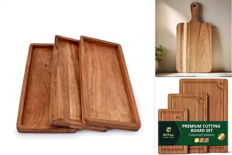 Detailed view of Best Wooden Serving Boards